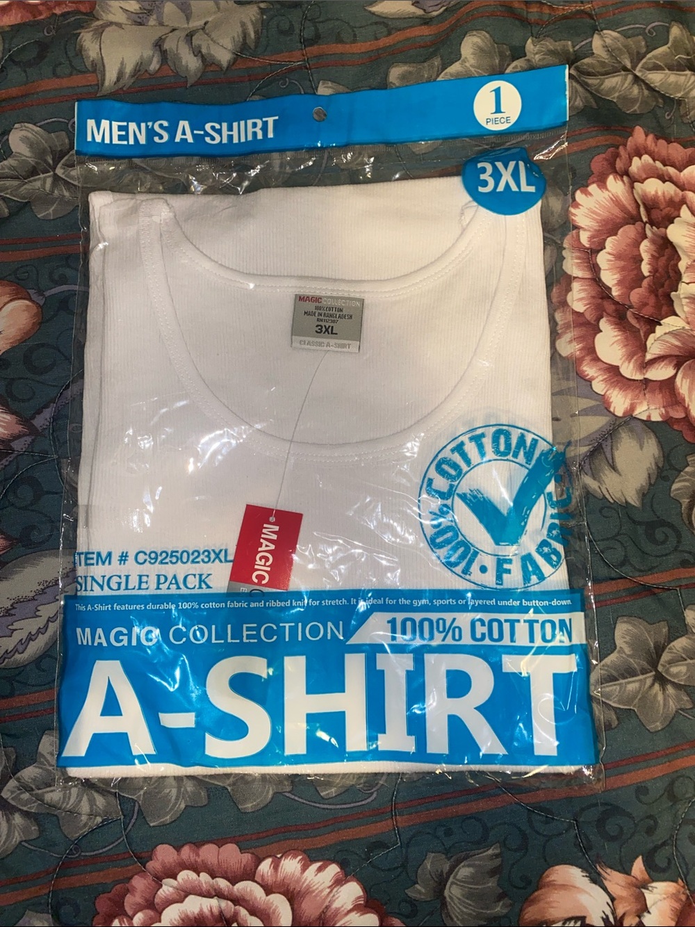 IC COLLECTION White Men's A-Shirt Tank Top 3XL
